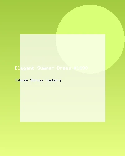 فستان صيفي أنيق #1690