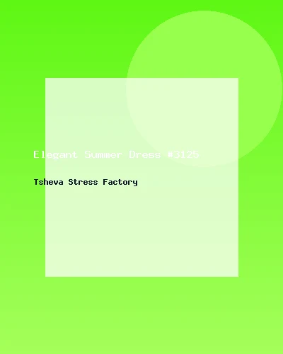 فستان صيفي أنيق #3125