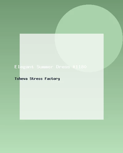 فستان صيفي أنيق #1180