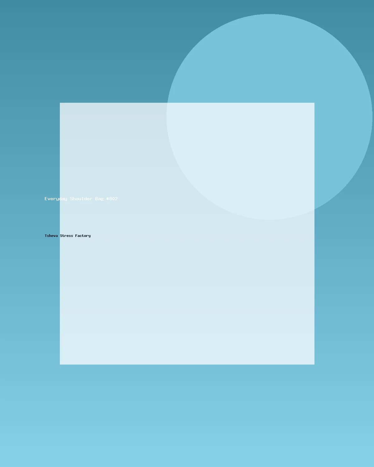 حقيبة كتف عملية #802