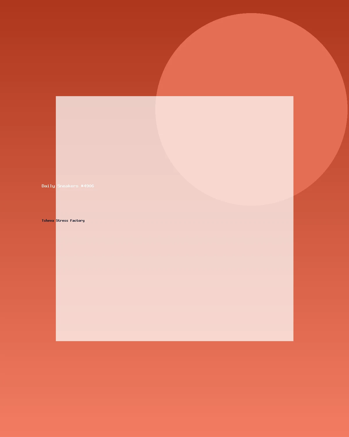 حذاء رياضي يومي #4906